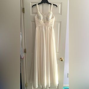Off white/cream prom dress